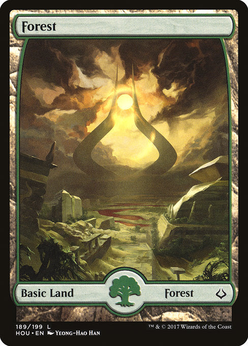 Forest (189) - Full Art [Hour of Devastation] | Gear Gaming Bentonville