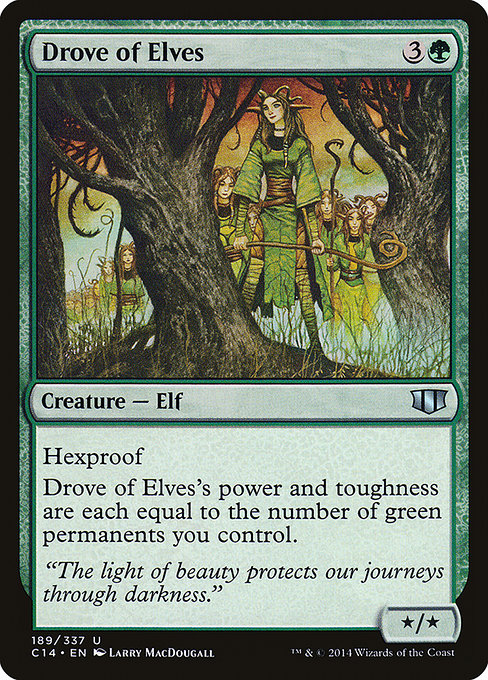 Drove of Elves [Commander 2014] | Gear Gaming Bentonville