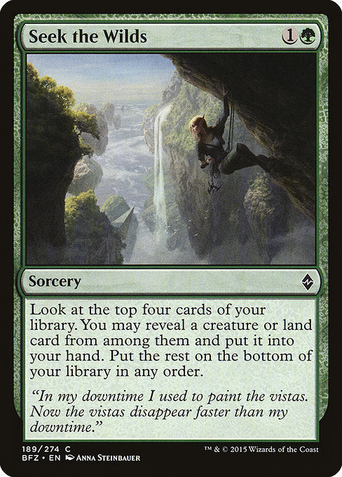 Seek the Wilds [Battle for Zendikar] | Gear Gaming Bentonville