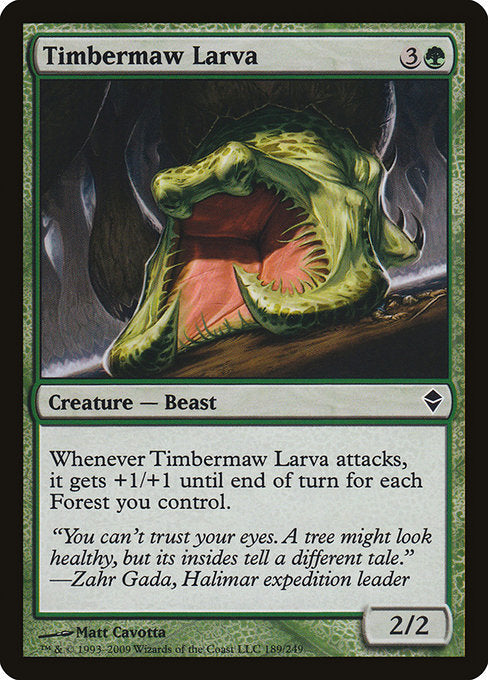 Timbermaw Larva [Zendikar] | Gear Gaming Bentonville