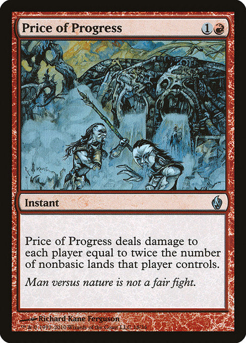 Price of Progress [Premium Deck Series: Fire and Lightning] | Gear Gaming Bentonville