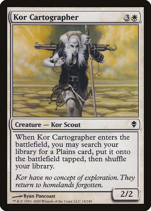 Kor Cartographer [Zendikar] | Gear Gaming Bentonville