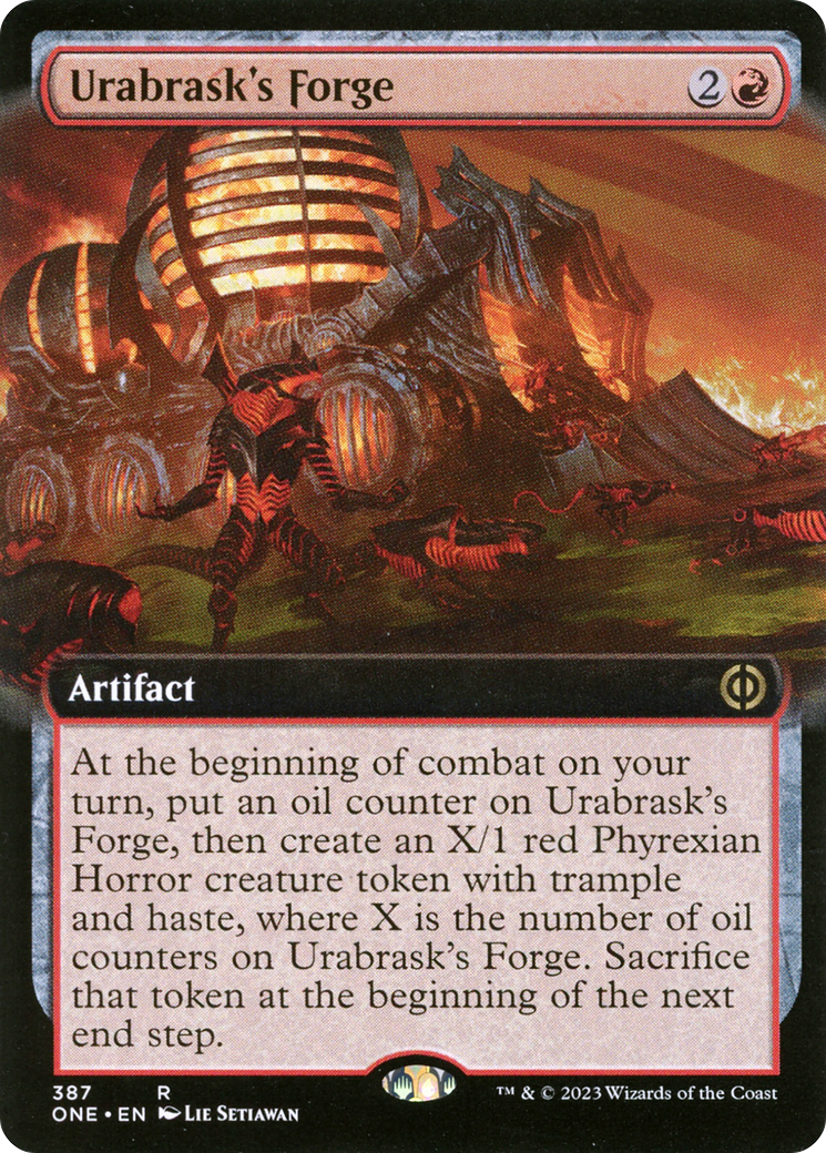 Urabrask's Forge (Extended Art) [Phyrexia: All Will Be One] | Gear Gaming Bentonville