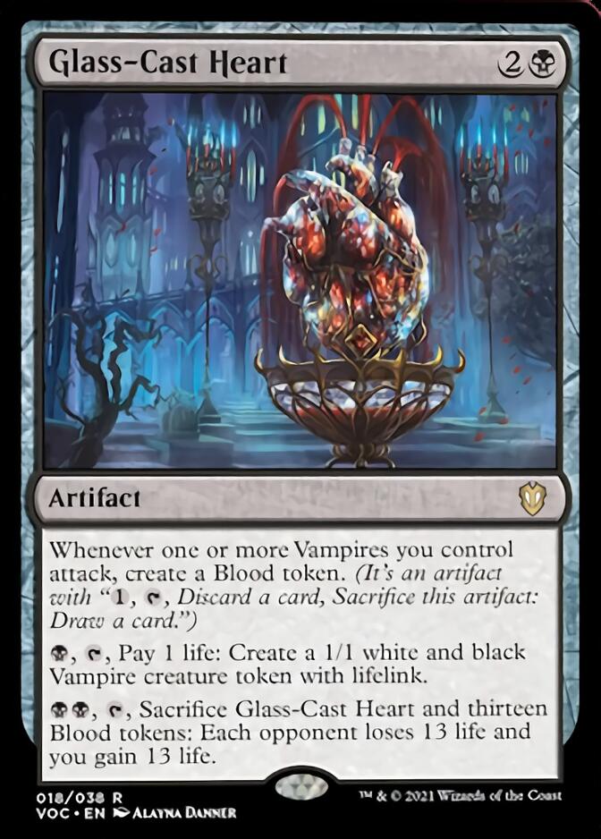 Glass-Cast Heart [Innistrad: Crimson Vow Commander] | Gear Gaming Bentonville