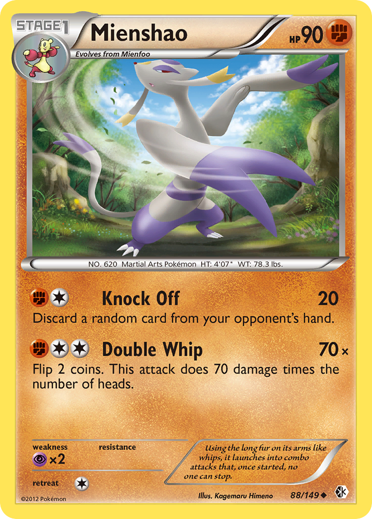 Mienshao (88/149) [Black & White: Boundaries Crossed] | Gear Gaming Bentonville