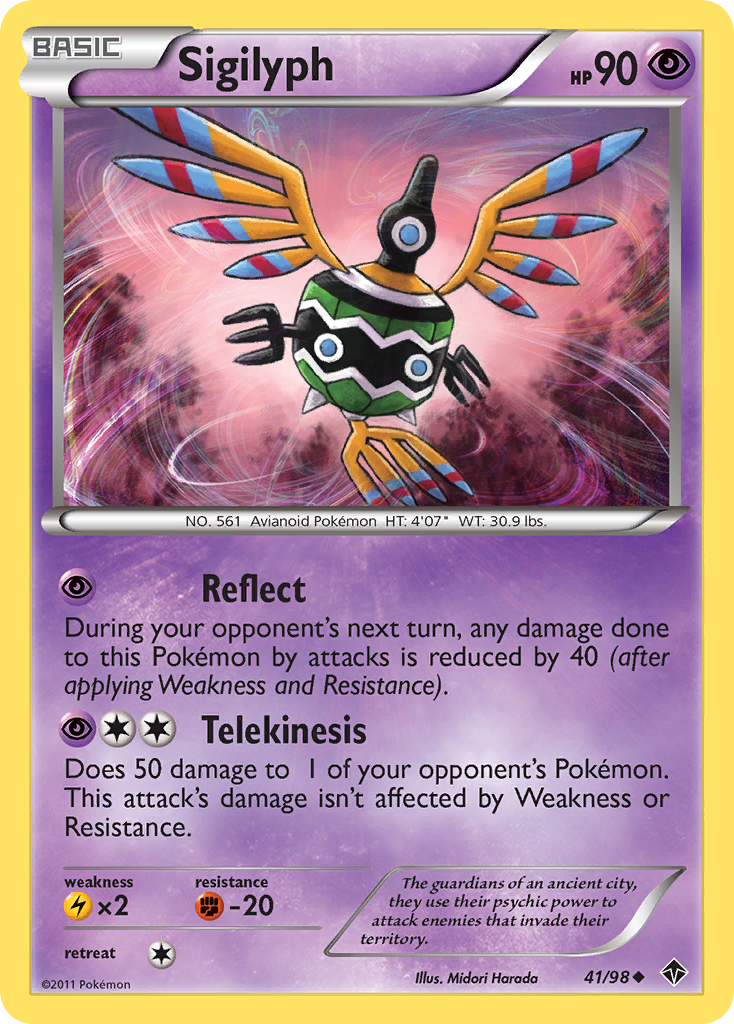 Sigilyph (41/98) [Black & White: Emerging Powers] | Gear Gaming Bentonville