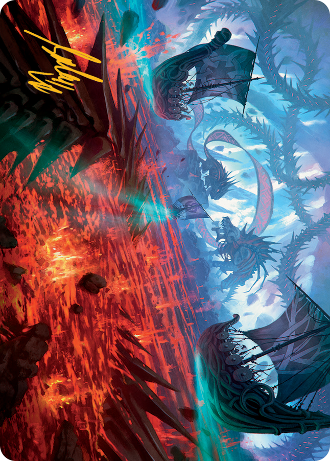 Invasion of Kaldheim Art Card (Gold-Stamped Signature) [March of the Machine Art Series] | Gear Gaming Bentonville