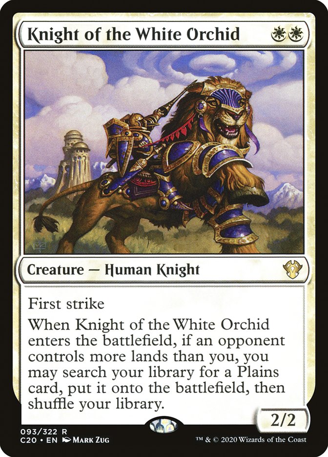 Knight of the White Orchid [Commander 2020] | Gear Gaming Bentonville