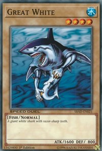 Great White [Speed Duel: Attack from the Deep] [SBAD-EN021] | Gear Gaming Bentonville