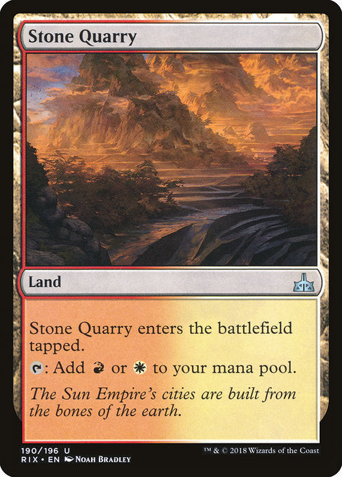 Stone Quarry [Rivals of Ixalan] | Gear Gaming Bentonville