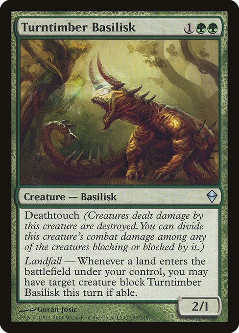 Turntimber Basilisk [Zendikar] | Gear Gaming Bentonville