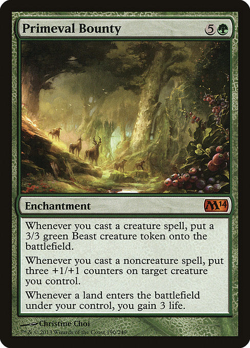 Primeval Bounty [Magic 2014 (M14)] | Gear Gaming Bentonville