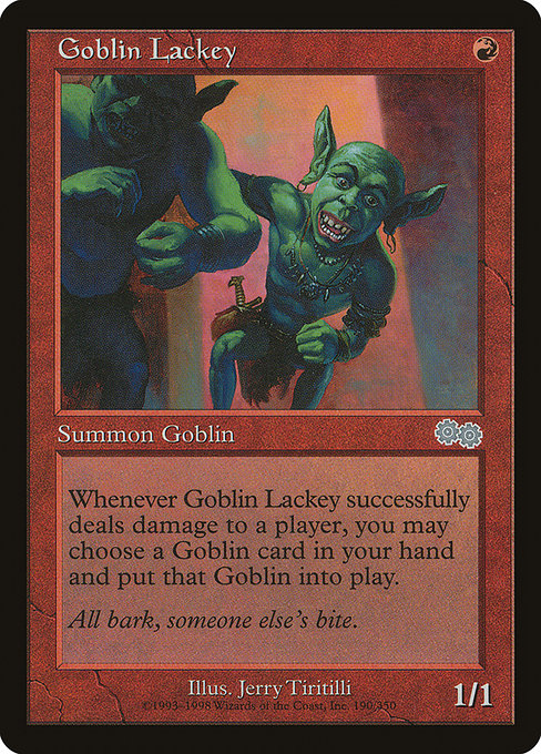 Goblin Lackey [Urza's Saga] | Gear Gaming Bentonville