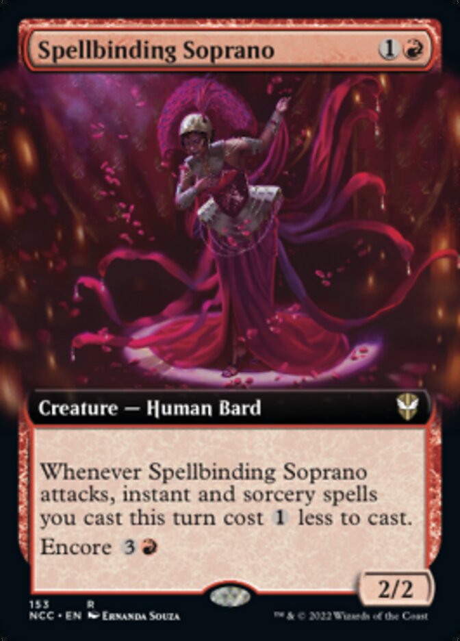 Spellbinding Soprano (Extended Art) [Streets of New Capenna Commander] | Gear Gaming Bentonville