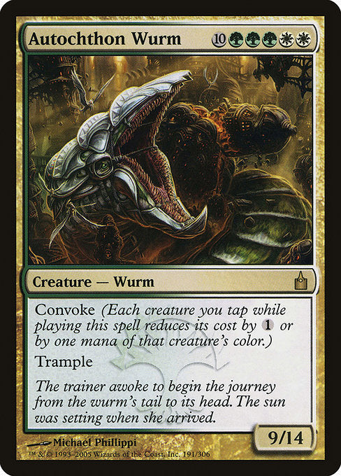 Autochthon Wurm [Ravnica: City of Guilds] | Gear Gaming Bentonville