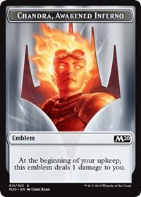 Emblem - Chandra, Awakened Inferno [Core Set 2020] | Gear Gaming Bentonville