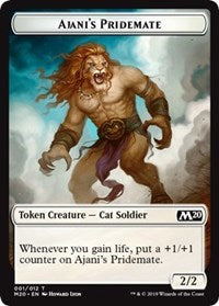 Ajani's Pridemate Token [Core Set 2020] | Gear Gaming Bentonville