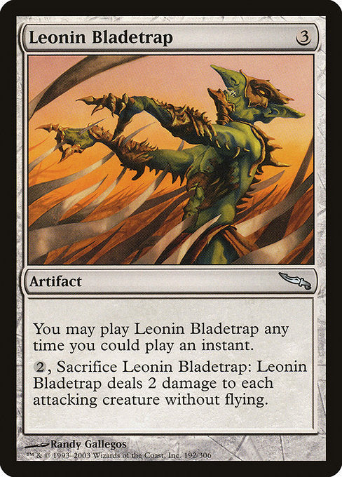 Leonin Bladetrap [Mirrodin] | Gear Gaming Bentonville