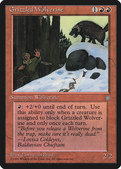 Grizzled Wolverine [Ice Age] | Gear Gaming Bentonville