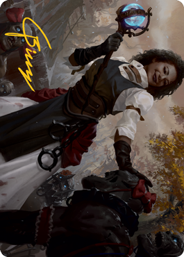 Skaab Wrangler Art Card (Gold-Stamped Signature) [Innistrad: Midnight Hunt Art Series] | Gear Gaming Bentonville