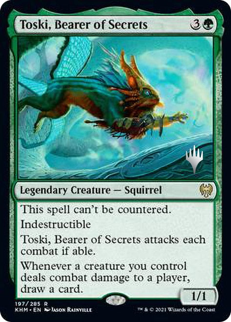 Toski, Bearer of Secrets (Promo Pack) [Kaldheim Promos] | Gear Gaming Bentonville