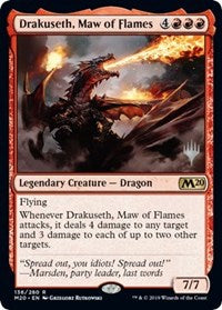 Drakuseth, Maw of Flames [Promo Pack: Core Set 2020] | Gear Gaming Bentonville