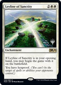 Leyline of Sanctity [Promo Pack: Core Set 2020] | Gear Gaming Bentonville