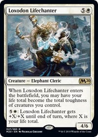 Loxodon Lifechanter [Promo Pack: Core Set 2020] | Gear Gaming Bentonville