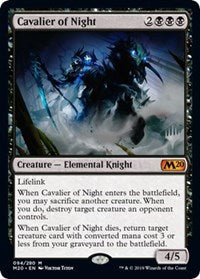 Cavalier of Night [Promo Pack: Core Set 2020] | Gear Gaming Bentonville