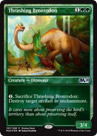 Thrashing Brontodon [Promo Pack: Core Set 2020] | Gear Gaming Bentonville