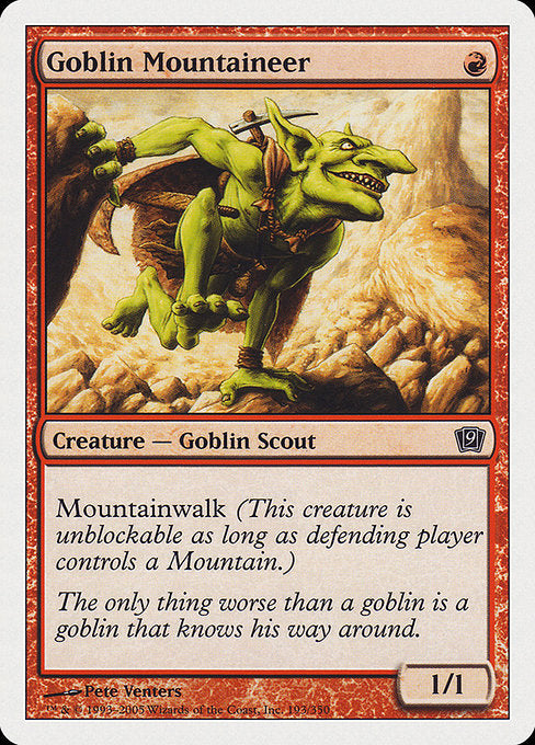 Goblin Mountaineer [9th Edition] | Gear Gaming Bentonville