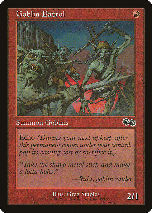 Goblin Patrol [Urza's Saga] | Gear Gaming Bentonville