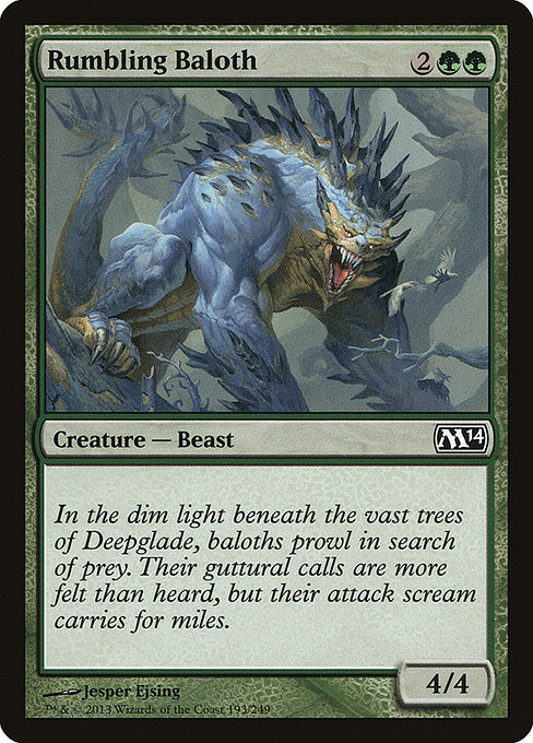 Rumbling Baloth [Magic 2014 (M14)] | Gear Gaming Bentonville