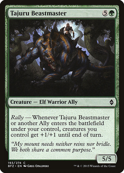 Tajuru Beastmaster [Battle for Zendikar] | Gear Gaming Bentonville