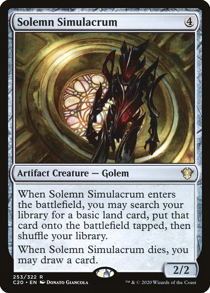 Solemn Simulacrum [Commander 2020] | Gear Gaming Bentonville