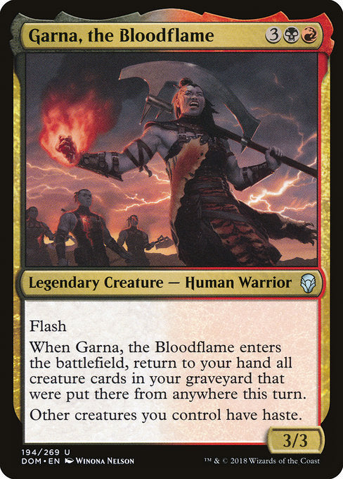 Garna, the Bloodflame [Dominaria] | Gear Gaming Bentonville