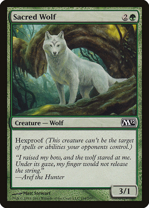 Sacred Wolf [Magic 2012 (M12)] | Gear Gaming Bentonville