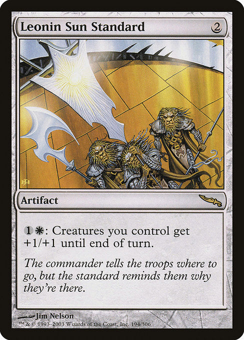 Leonin Sun Standard [Mirrodin] | Gear Gaming Bentonville