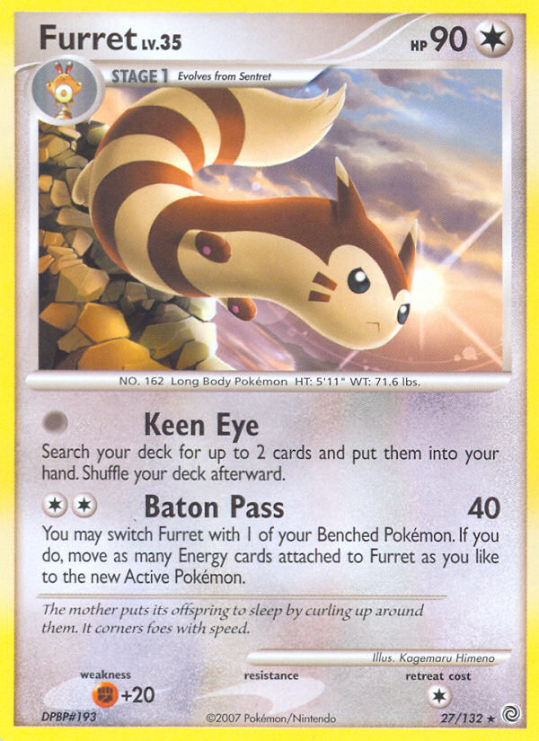 Furret (27/132) [Diamond & Pearl: Secret Wonders] | Gear Gaming Bentonville