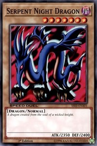 Serpent Night Dragon [Speed Duel Decks: Ultimate Predators] [SS03-ENA01] | Gear Gaming Bentonville