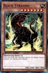 Black Tyranno [Speed Duel Decks: Ultimate Predators] [SS03-ENA07] | Gear Gaming Bentonville