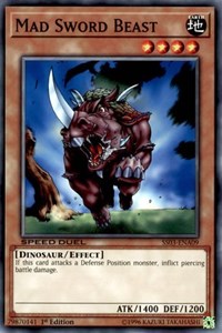 Mad Sword Beast [Speed Duel Decks: Ultimate Predators] [SS03-ENA09] | Gear Gaming Bentonville