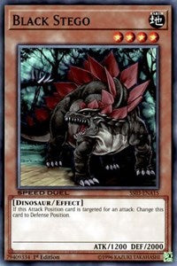 Black Stego [Speed Duel Decks: Ultimate Predators] [SS03-ENA15] | Gear Gaming Bentonville