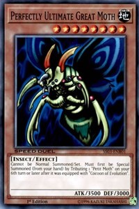 Perfectly Ultimate Great Moth [Speed Duel Decks: Ultimate Predators] [SS03-ENB01] | Gear Gaming Bentonville