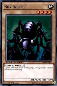 Big Insect [Speed Duel Decks: Ultimate Predators] [SS03-ENB03] | Gear Gaming Bentonville