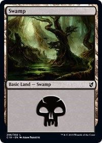 Swamp (296) [Commander 2019] | Gear Gaming Bentonville