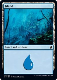 Island (293) [Commander 2019] | Gear Gaming Bentonville