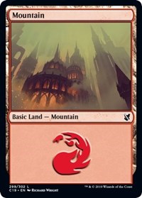 Mountain (299) [Commander 2019] | Gear Gaming Bentonville