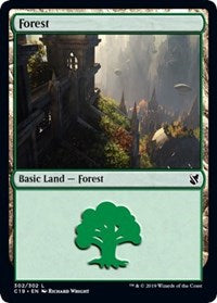 Forest (302) [Commander 2019] | Gear Gaming Bentonville