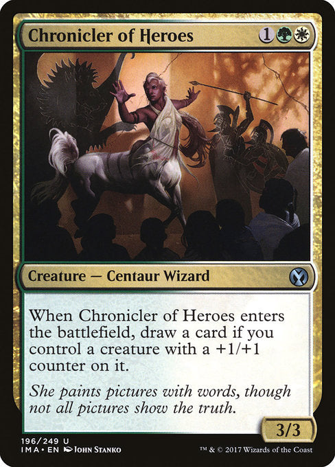 Chronicler of Heroes [Iconic Masters] | Gear Gaming Bentonville